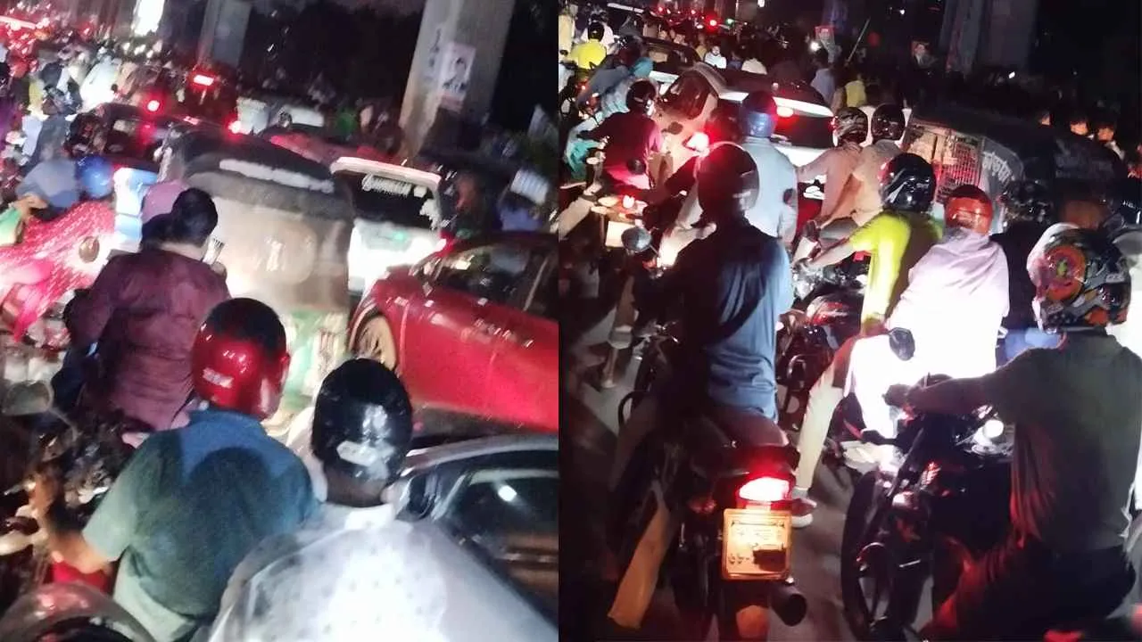 রাজধানী তীব্র যানজট, ভোগান্তি চরমে