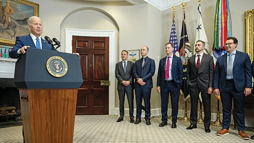 Biden secures tech giants’ safety pledges