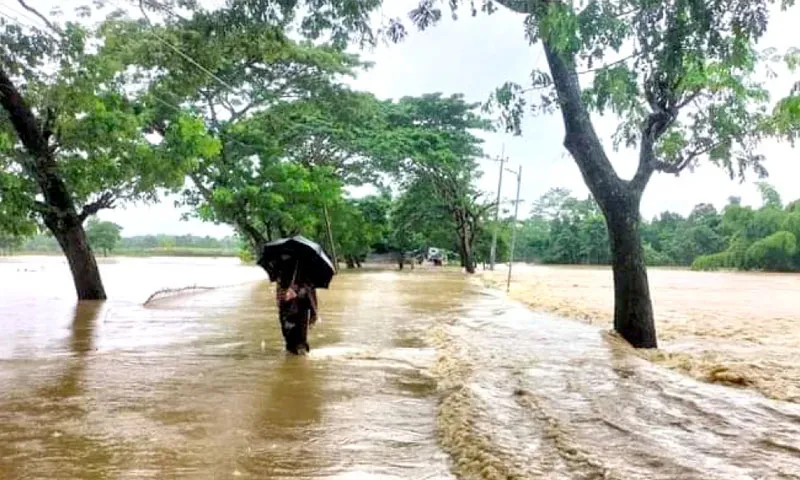 Over 200 tourists stranded as flood cuts off Khagrachari-Sajek Road