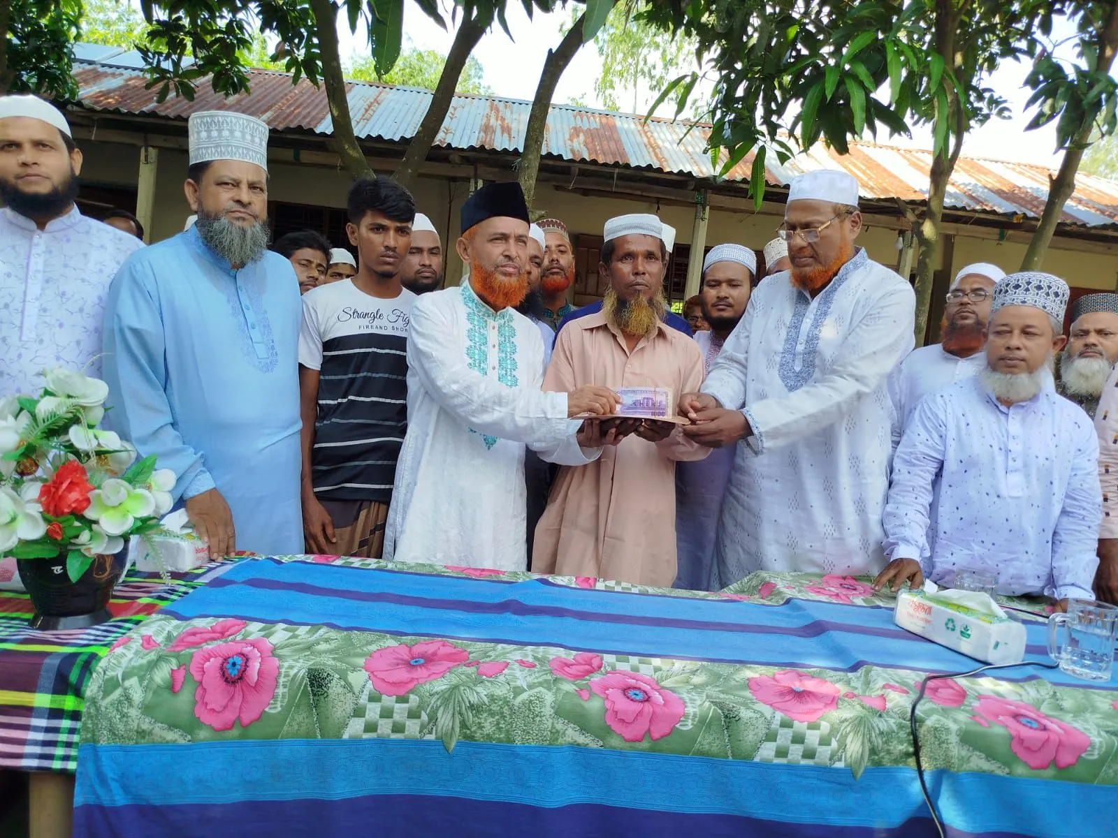 বৈষম্যবিরোধী ছাত্র আন্দোলনে ঢাকায় শহীদ রাশেদুল হকের কুড়িগ্রামের বাড়িতে জামায়াত