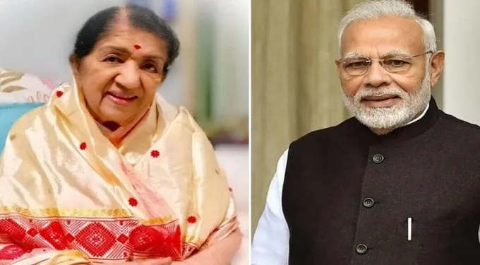 লতা মঙ্গেশকরের প্রয়াণ, রাষ্ট্রীয় শোক