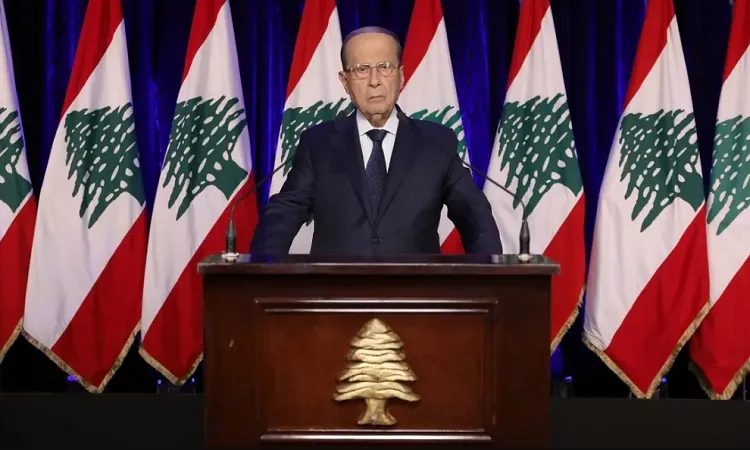 Lebanon’s President Michel Aoun leaves office amid worsening crisis