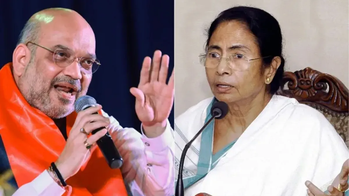 মমতা বাংলাদেশিদের জন্য সীমান্ত খুলে দিয়েছেন: আমিত শাহ