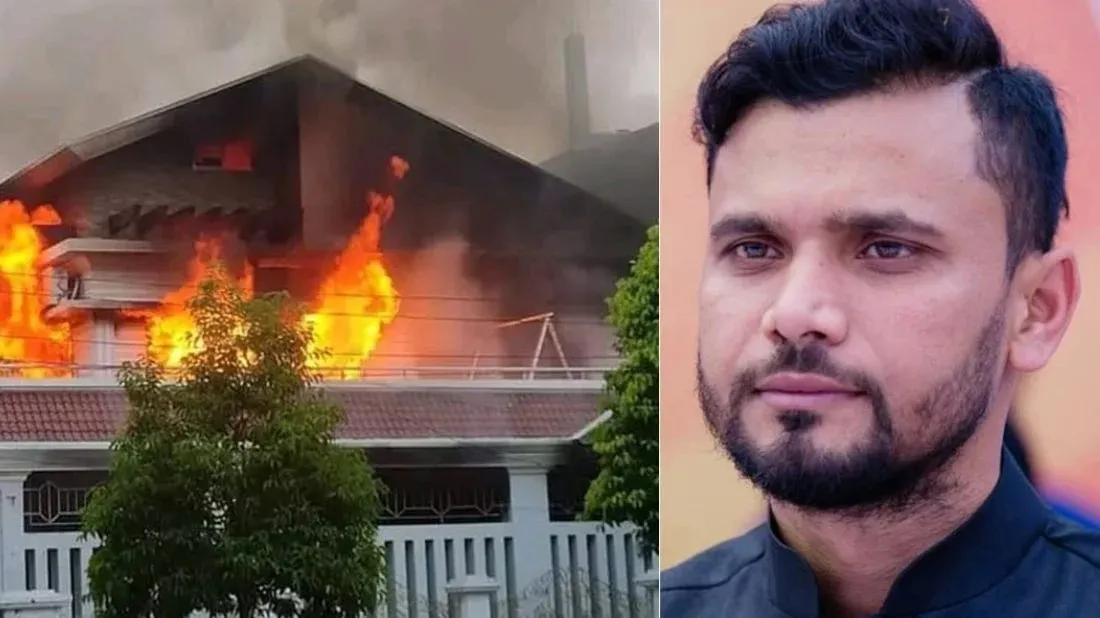 Mashrafe says will not take legal action over his Narail house fire