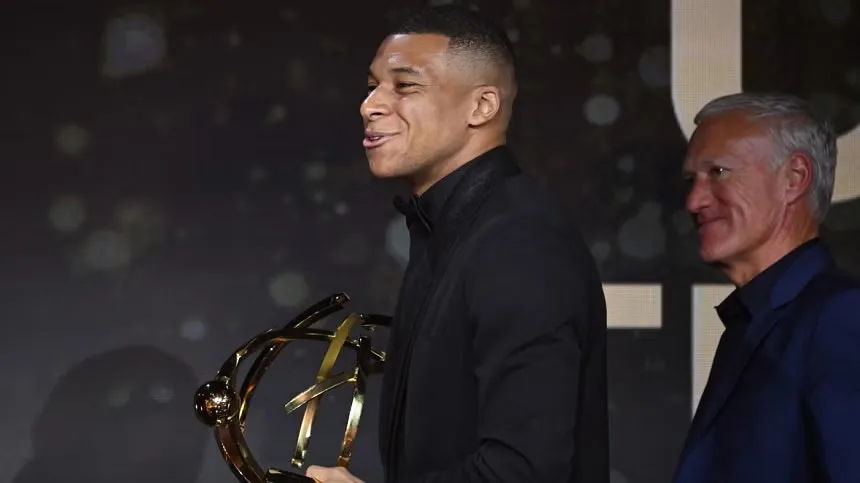 Mbappe named best French player for fourth consecutive time