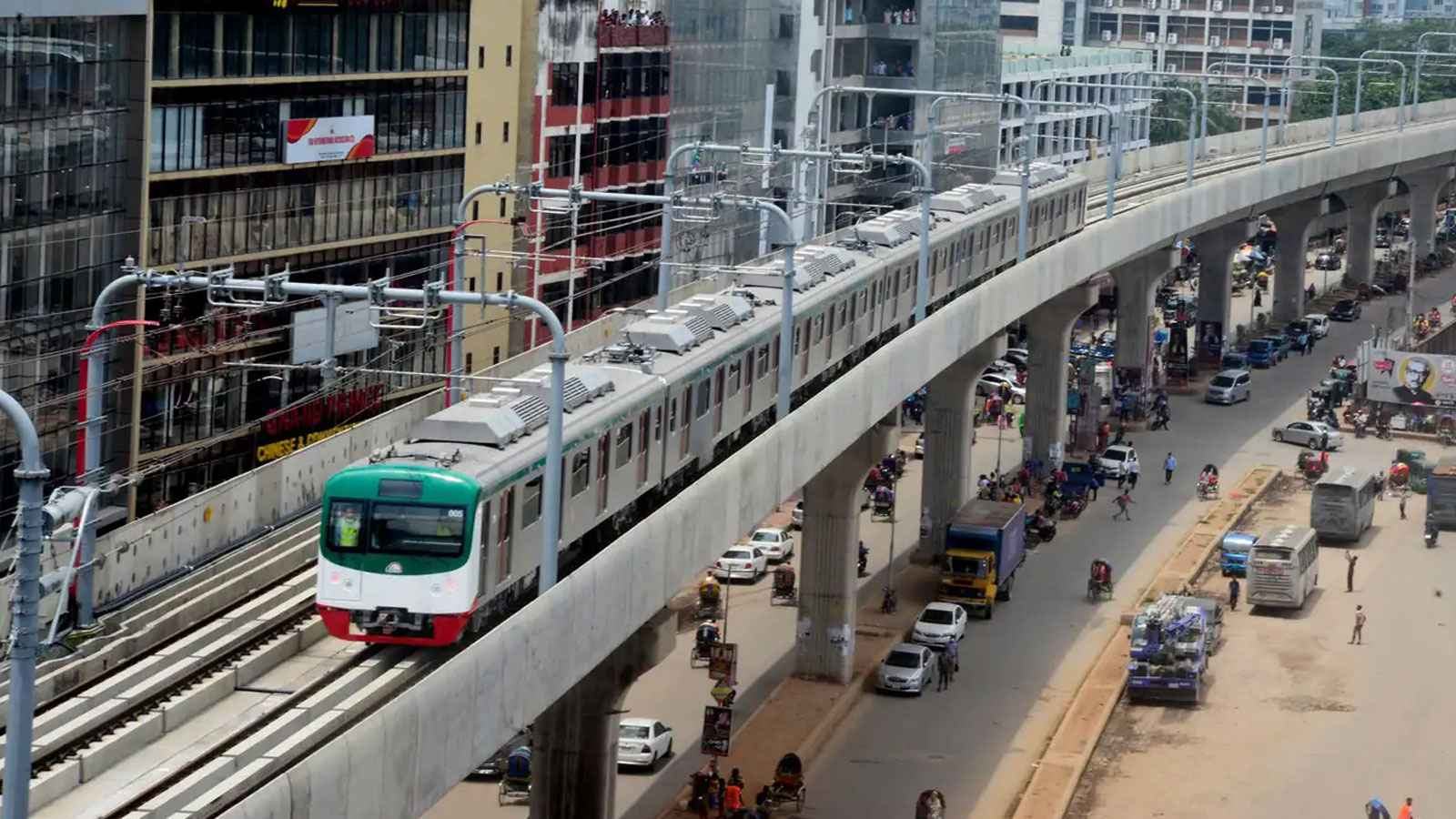 এক ঘণ্টা পর চালু হলো মেট্রোরেল সার্ভিস