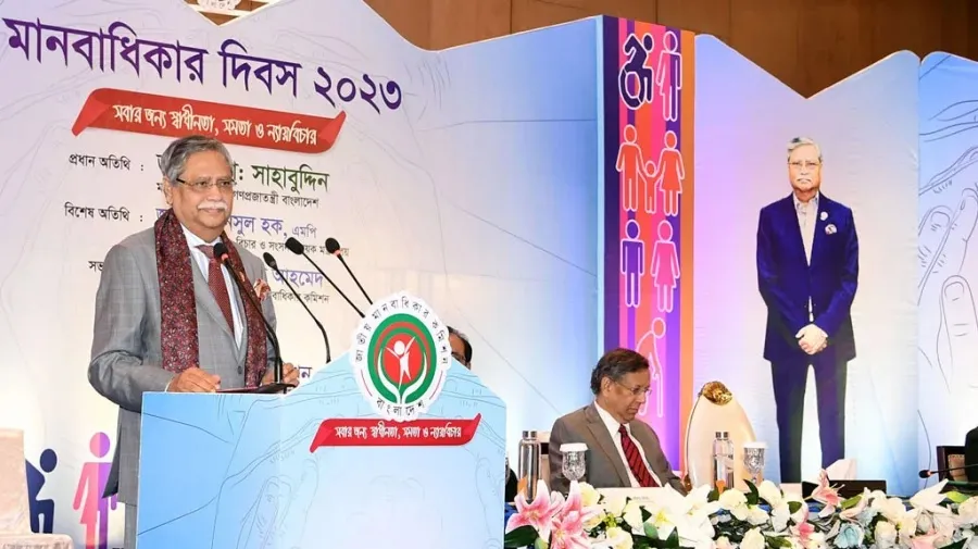 President Shahabuddin urges global community to resolve all conflicts through talks