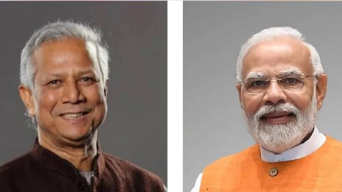 Muhammad Yunus and Narendra Mod