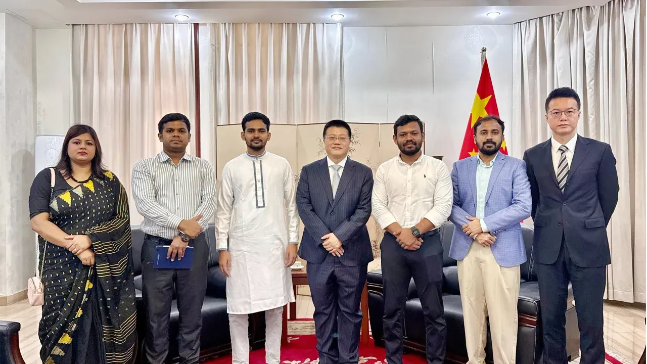 চীনা রাষ্ট্রদূতের সঙ্গে এনসিপির বৈঠক