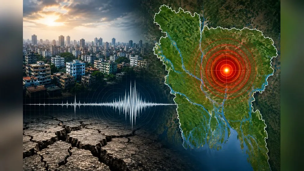 রাজধানীতে ৩ মাত্রার ভূমিকম্প