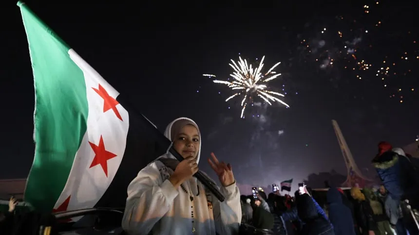 New year hope and joy reign in a Damascus freed from Assad