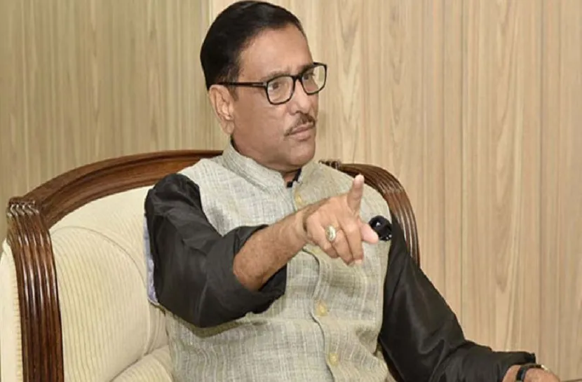 ফখরুলের বক্তব্য দেশবিরোধী ষড়যন্ত্রের শামিল : ওবায়দুল কাদের