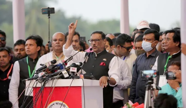 বিএনপি ক্ষমতায় এলে বাংলাদেশ গিলে খাবে : ওবায়দুল কাদের