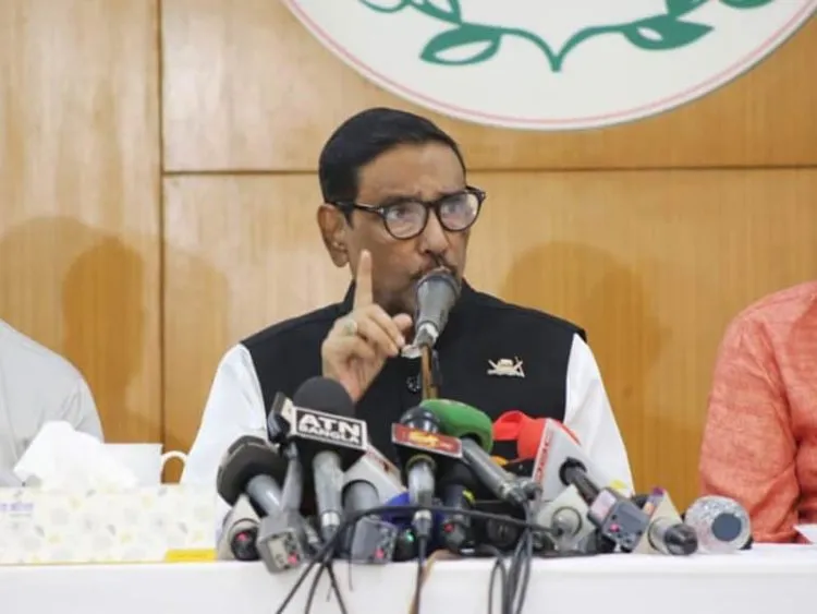 অস্তিত্ব টিকিয়ে রাখতে বিএনপিকে নির্বাচনে আসতে হবে : ওবায়দুল কাদের