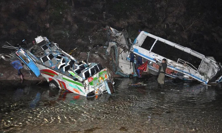 At least 22 killed as van plunges into deep ravine in Pakistan