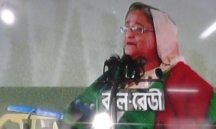 PM Hasuna unveils Padma Bridge plaque at Jazira Point