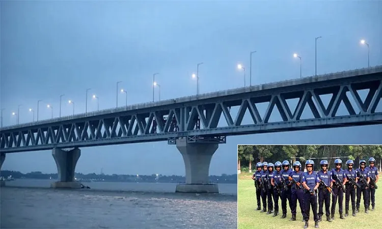 পদ্মা সেতু উদ্বোধন : দেশজুড়ে সর্বোচ্চ সতর্ক অবস্থানে পুলিশ