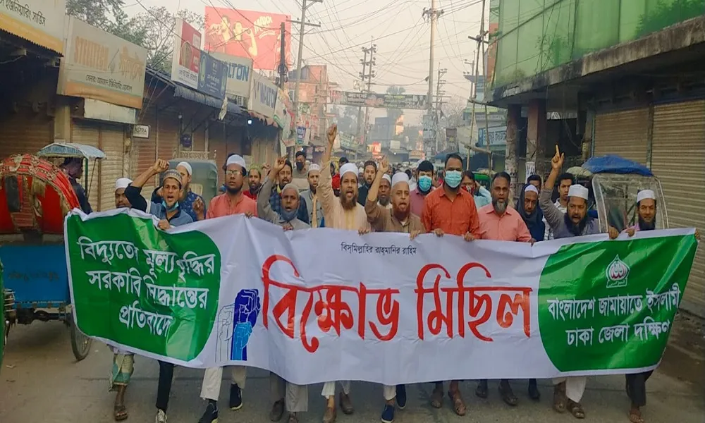 অযৌক্তিকভাবে বিদ্যুতের দাম বৃদ্ধি করেছে সরকার : মাওলানা দেলোয়ার হোসাইন
