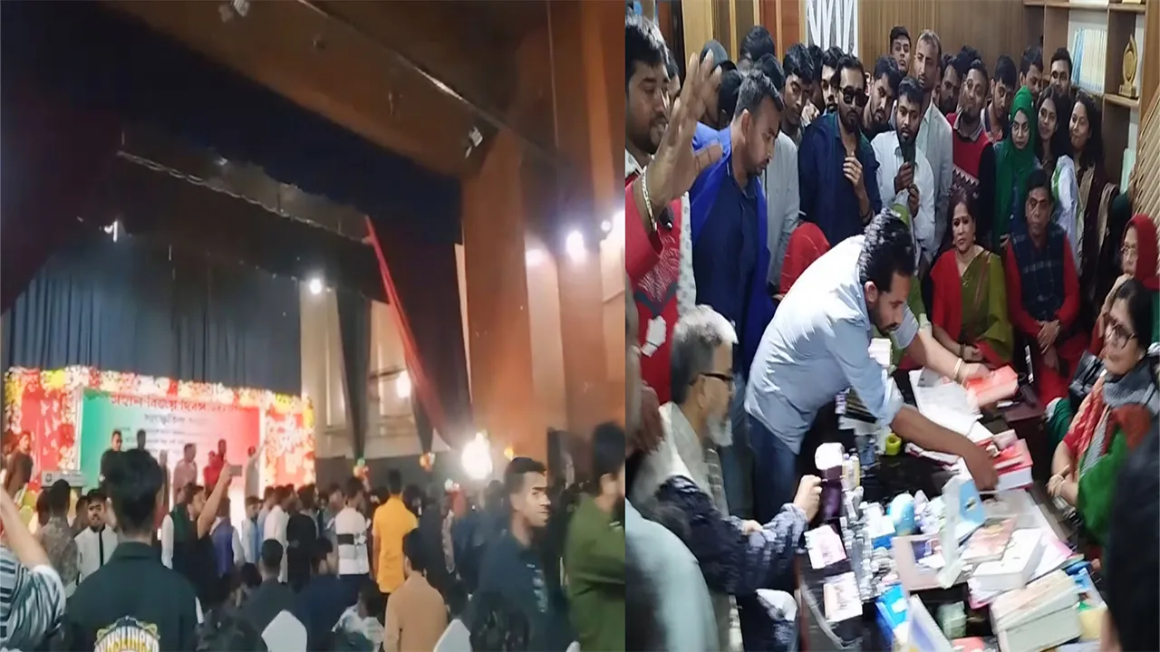 বিজয় অনুষ্ঠানে দাওয়াত না পেয়ে ছাত্রদলের হট্টগোল, অধ্যক্ষের পদত্যাগ দাবি