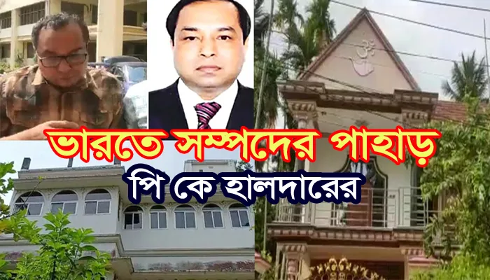 পাচার করা টাকায় ভারতে সম্পদের পাহাড় পি কে হালদারের