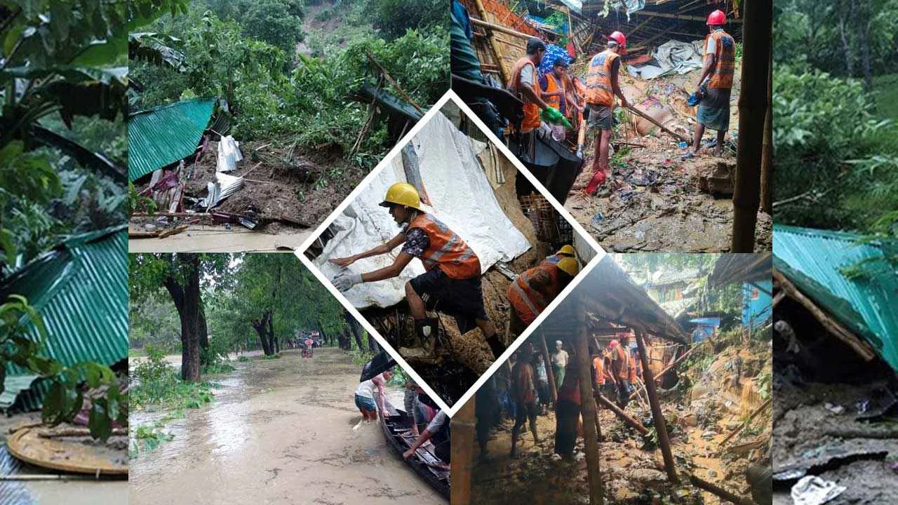 ভারী বৃষ্টিতে বিপর্যস্ত জনজীবন