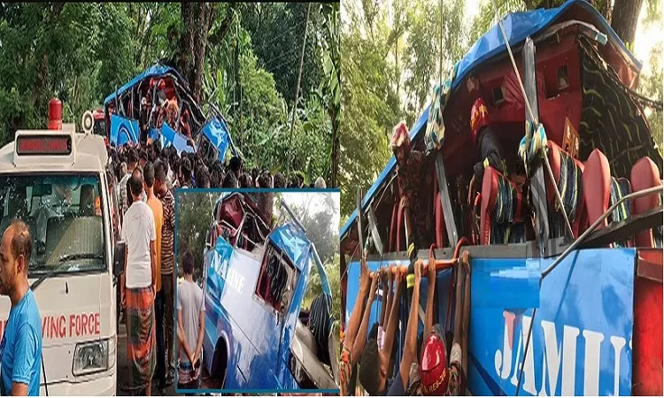 বরিশালে বাস দুর্ঘটনায় নিহত বেড়ে ৮
