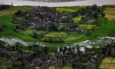 Rohingya-village