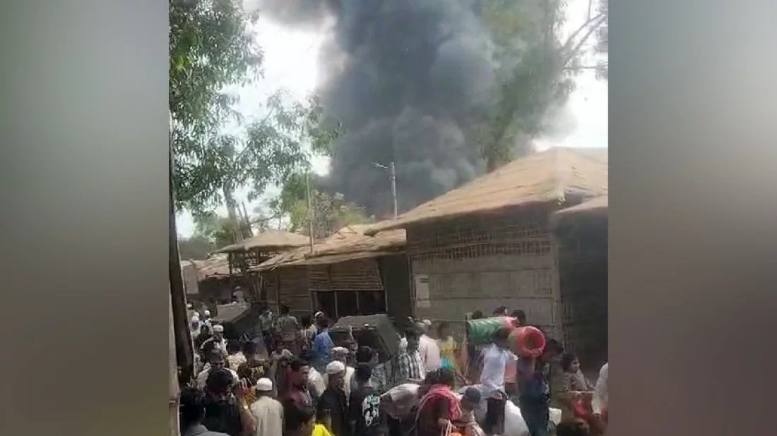 Rohingya camp fire kills 2, destroys over 500 homes, structures