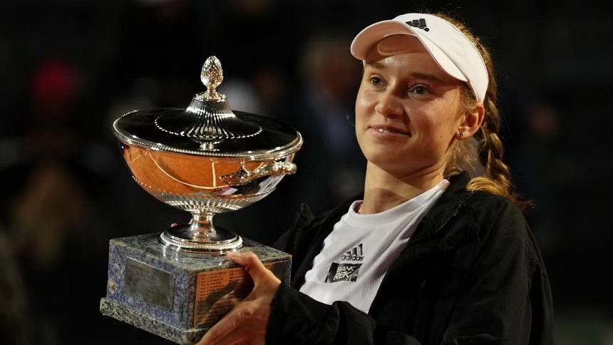 Rybakina targets deep run at Roland Garros after Rome triumph