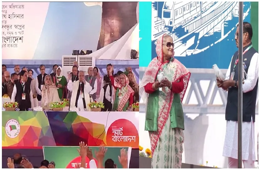 আ’লীগের জাতীয় সম্মেলন উদ্বোধন করলেন প্রধানমন্ত্রী