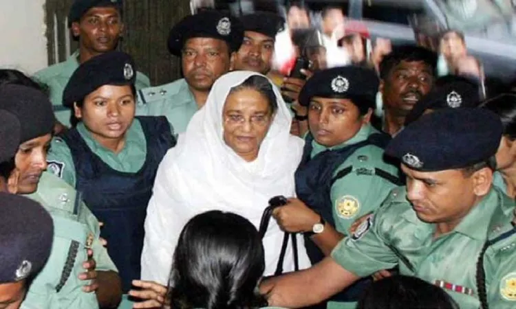 আজ শেখ হাসিনার কারাবন্দি দিবস