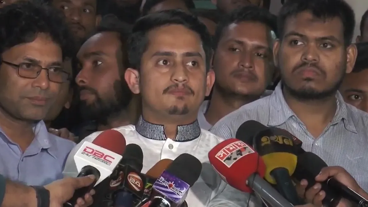 ছাত্ররা রাজনৈতিক দল ঘোষণা করবে কি না জনগণ নির্ধারণ করবে: সার্জিস আলম
