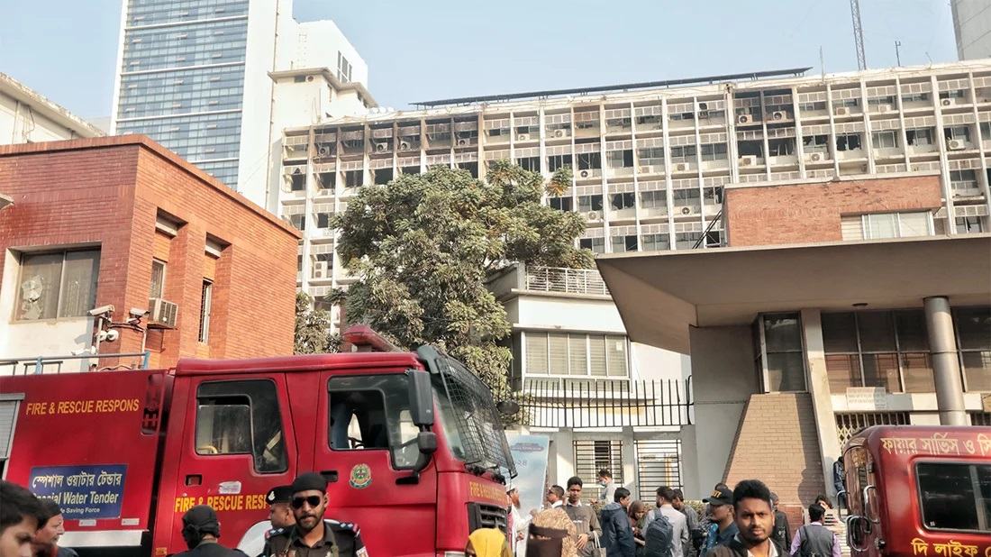 Secretariat fire fully tamed after 6hrs