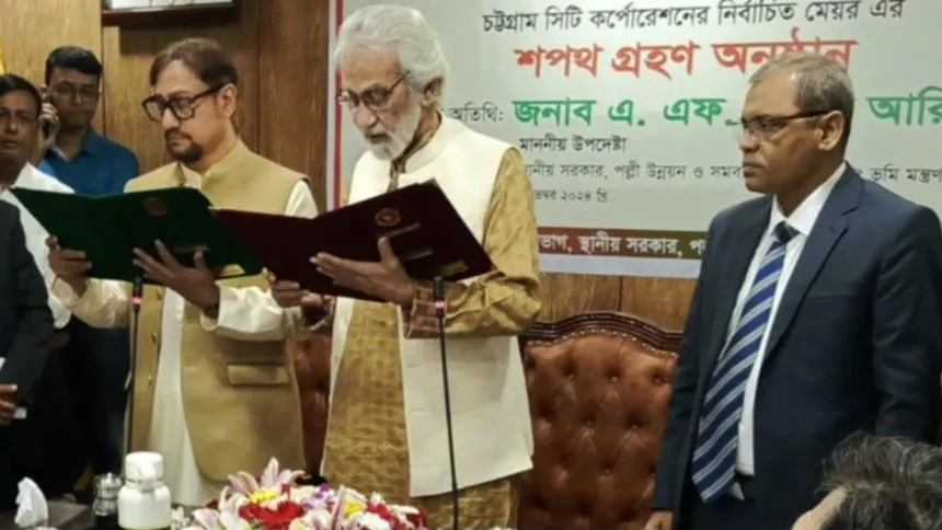 Shahadat takes oath as CCC mayor