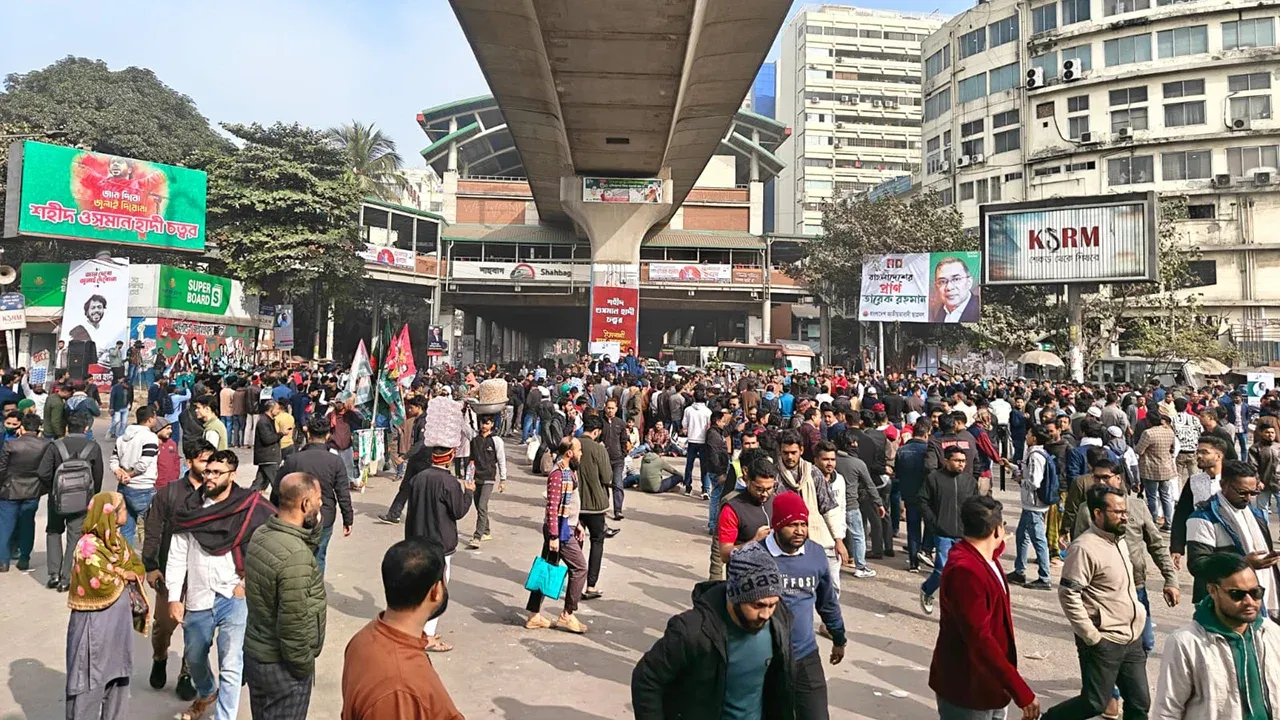 তারেক রহমানের জন্য শাহবাগ ছাড়ল ইনকিলাব মঞ্চ