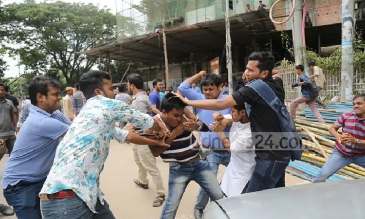BCL run after BCD's procession again in DU