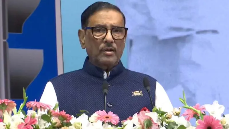 বিএনপি আন্দোলনের কথা বলে আতঙ্ক ছড়ায় : ওবায়দুল কাদের