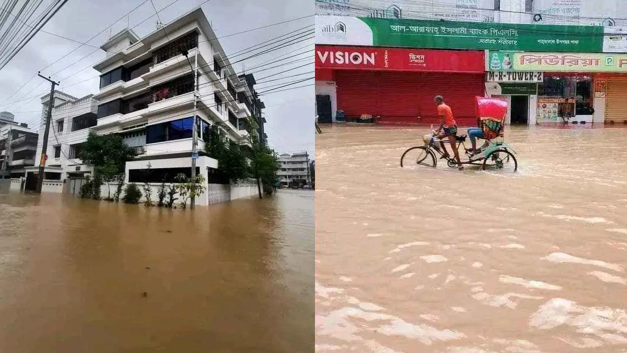 ডুবে গেছে সিলেট নগরী, তাজা হচ্ছে বাইশের দুর্বিষহ স্মৃতি