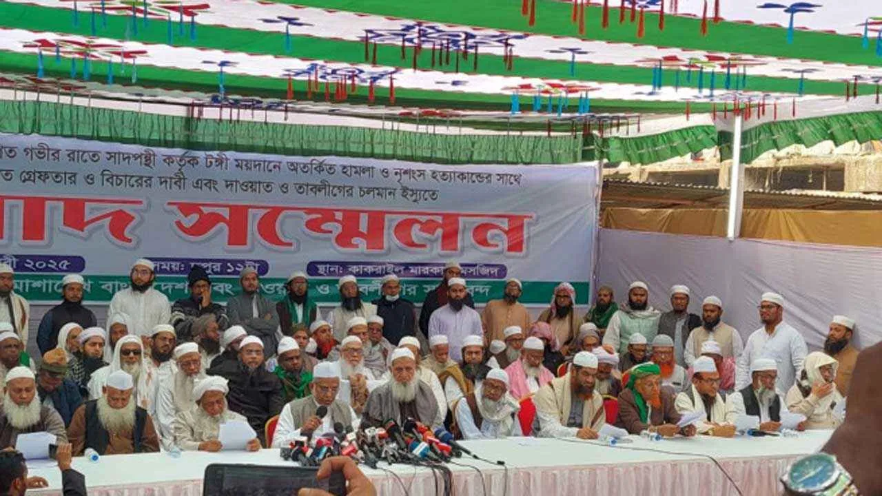 শুরাপন্থীদের ইজতেমা নির্ধারিত সময়েই, সাদপন্থীদের বিচার দাবিতে কর্মসূচি