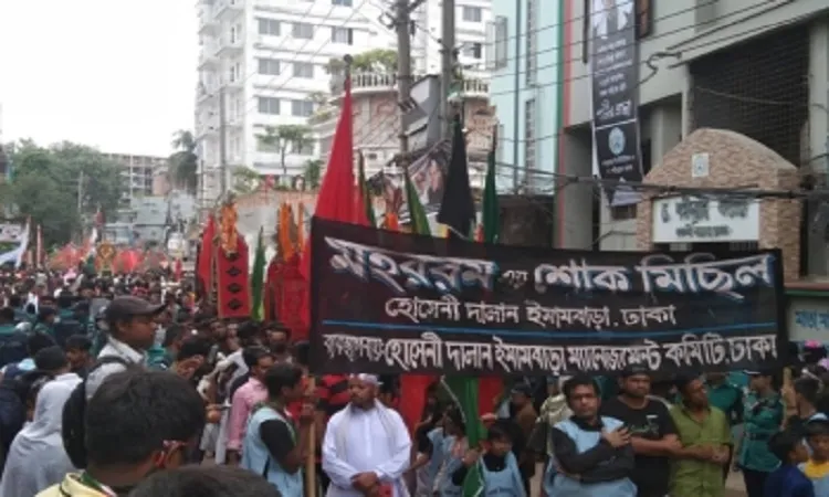 রাজধানীতে কঠোর নিরাপত্তায় তাজিয়া মিছিল