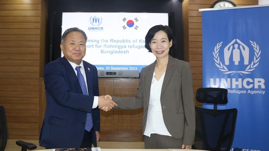 UNHCR welcomes South Korea’s contribution of $1m for Rohingya refugees