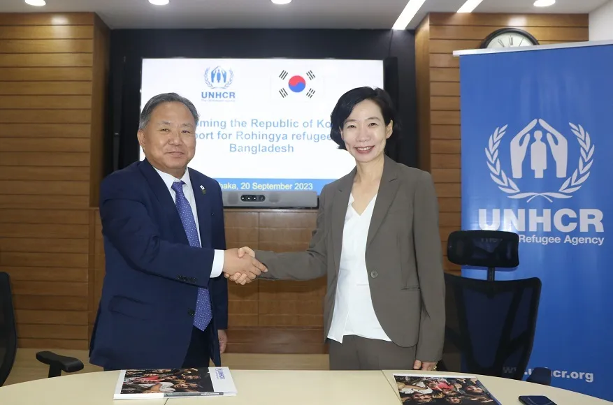 UNHCR welcomes South Korea’s contribution of $1m for Rohingya refugees