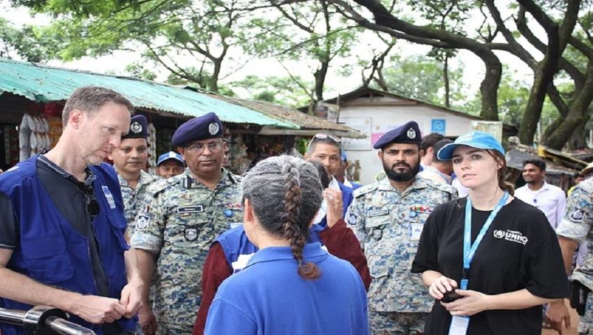 UN assistant secretary-general Wignaraja visits Ukhiya Rohingya camp
