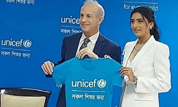 ইউনিসেফের শুভেচ্ছাদূত বিদ্যা সিনহা মিম