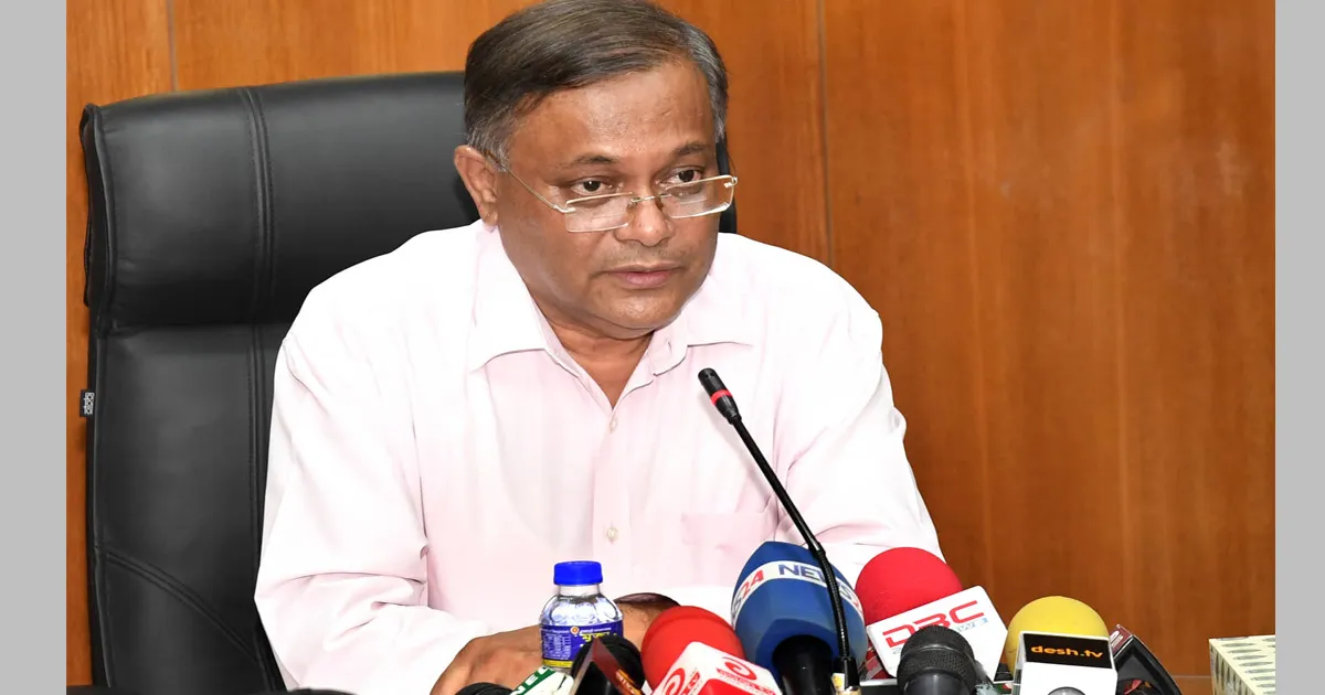 রিজভীর কথায় মনে হচ্ছে বন্যার জন্য প্রধানমন্ত্রী দায়ী: তথ্যমন্ত্রী