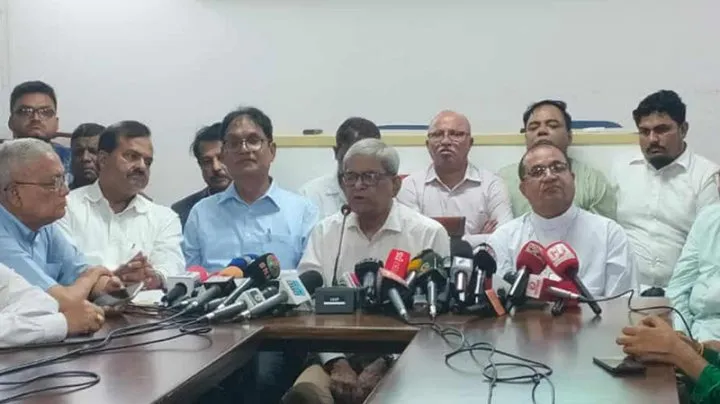 বাংলাদেশকে ধর্মীয় দৃষ্টিকোণ থেকে দেখার চেষ্টা হচ্ছে: মির্জা ফখরুল
