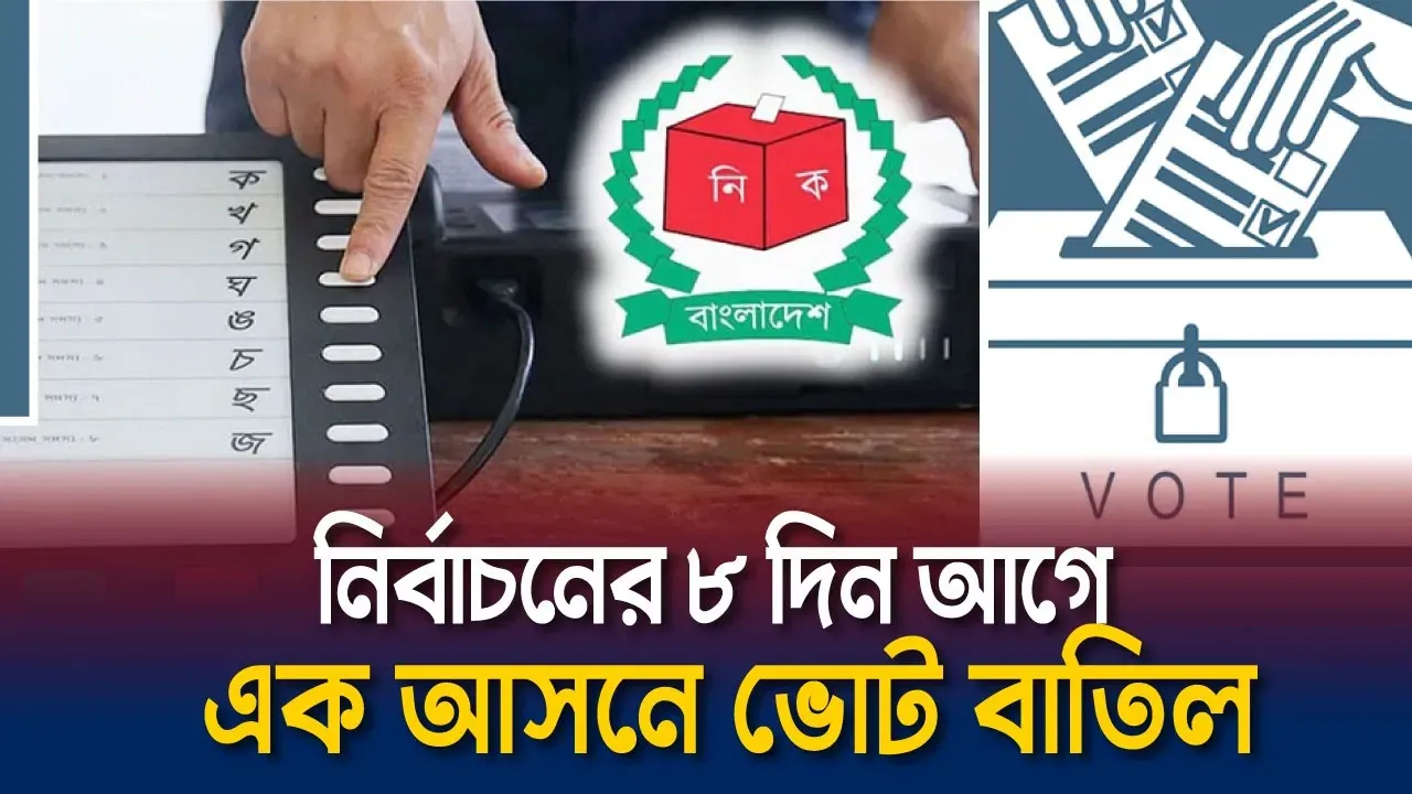 যে কারণে বাতিল হল এক আসনে ভোট