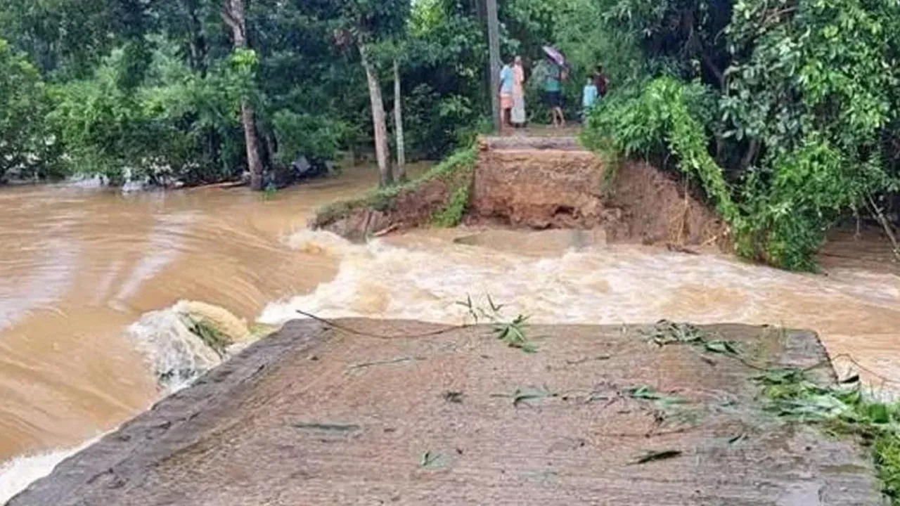 Muhuri River Embankment Breach Floods Several Areas in Feni