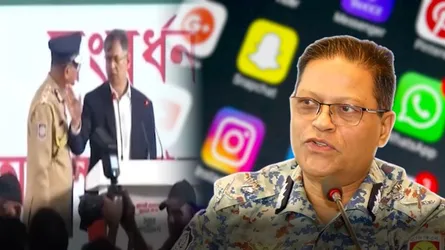 যে দুই বক্তব্যে আলোচনায় আইজিপি