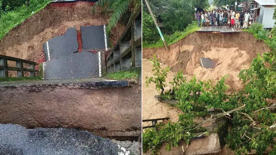 ২ জেলার যোগাযোগ পুরোপুরি বন্ধ